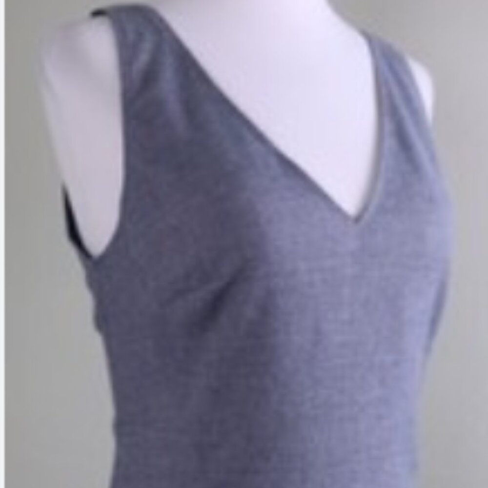 Banana Republic Sleeveless Blue Midi Dress